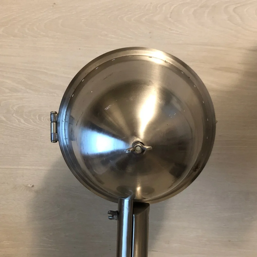 Art Deco Industrial Machine Age Modernist Space Age Electric Metal Lamp Pls Read